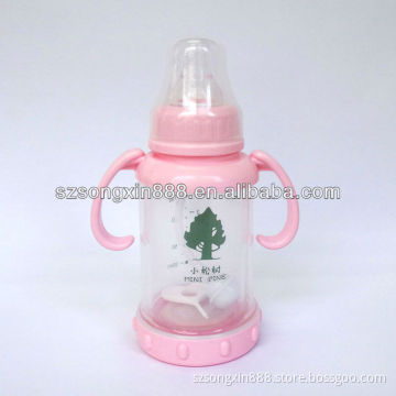 2013 new design silicone baby feeding bottle